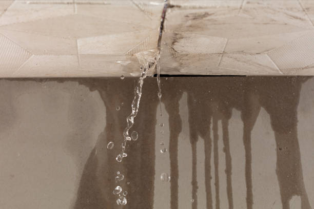 Professional Water Damage Restoration technician working in Devers, TX